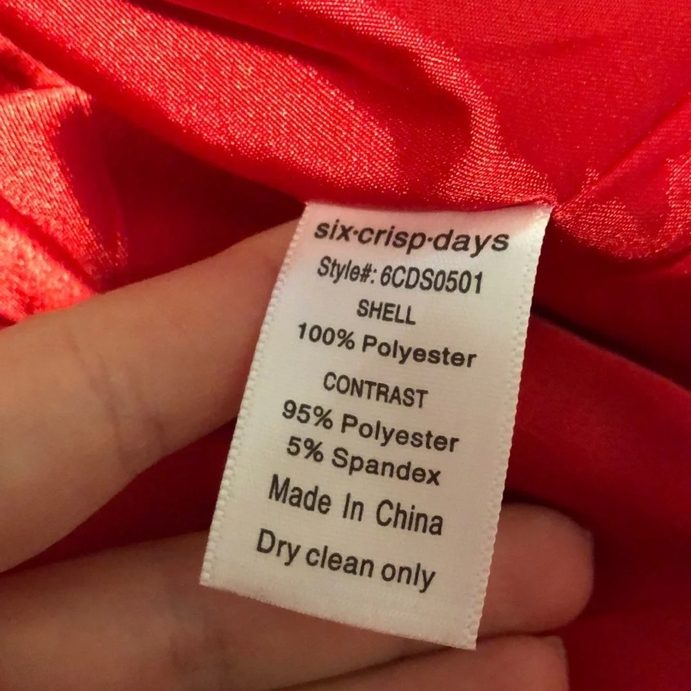 Six Crisp Days Red Skirt from Akira Chicago